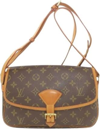 Louis Vuitton Pre-owned Cross Body Bags, female, Brown, Size: ONE SIZE Pre-owned Vintage Monogram Shoulder Bag