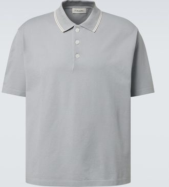Frame Denim Cotton piqu&eacute; polo shirt