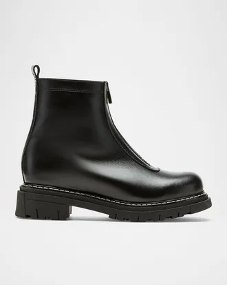 La Canadienne Delta Shearling-Lined Leather Booties
