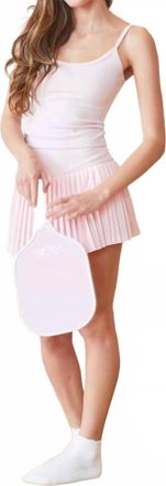 Theme Blake Pastel Tennis Skort In Pink