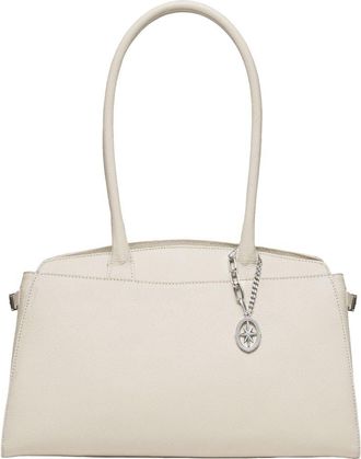 Oryany Harper Leather Shoulder Bag in Vanilla Cream at Nordstrom