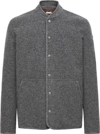 Moncler Moncler Wool Shirt Jacket, Men, Grey, Size: Xxl