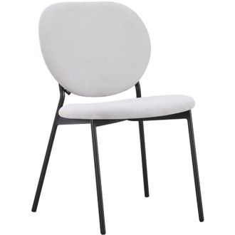 Selsey Selsey Broctalm - Sedia imbottita in ciniglia idrorepellente, grigio chiaro
