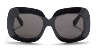 Valentino Vls-180a - Black / V-light Gold Sunglasses