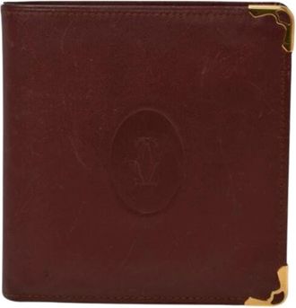 Cartier Pre-owned Wallets, male, Red, Size: ONE SIZE Pre-owned Wallet (bi-fold)