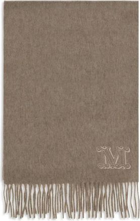 Max Mara Dalia Scarf - Accessories - Mujer - Beige - ONE SIZE