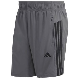 adidas Workout Essentials Base 3 Stripes Woven Short Shorts f&uuml;r Herren | grau