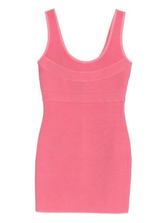 H&eacute;rve L&eacute;ger Amara mini dress - women - Rayon/Nylon/Spandex/Elastane - S - Pink