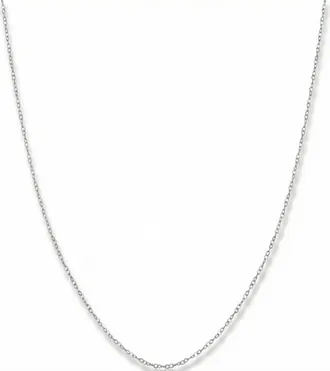 Pompeii3 14k White Gold 0.7-mm Round Cable Chain (18 inches)