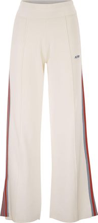 Autry viscose trainingsbroek met zijstrepen