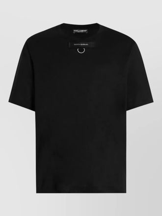 Dolce & Gabbana cotton logo d-ring short-sleeve t-shirt