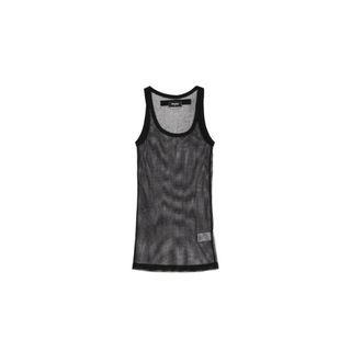 Dsquared2 Katoenen Tanktop - Dames - Tops - Zwart - Maat: XS Katoen
