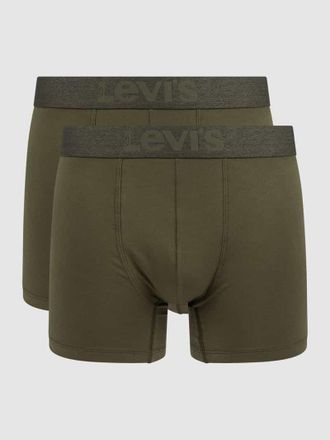 Levi's Trunks mit Stretch-Anteil im 2er-Pack in Khaki, Gr&ouml;&szlig;e S