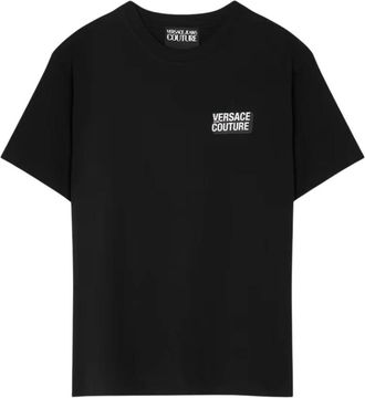 Versace Jeans Couture Hombre, Camisetas, Negro, Talla: XL