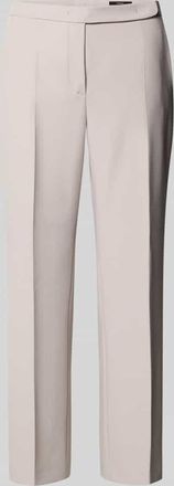 Windsor Slim Fit Anzughose mit Bügelfalten in Stein, Größe 38