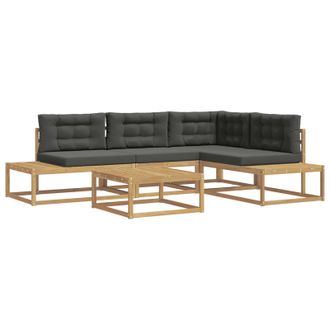 vidaXL Conjunto De Sof&aacute;s De Exterior Blanco 79 X 79 X 37 Cm Poli&eacute;ster Vidaxl