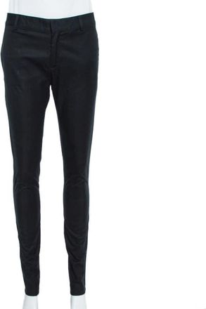 Dsquared2 Black Cotton Tapered Trousers