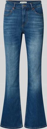 Marc O'Polo Flared Jeans aus Baumwoll-Mix in Jeansblau, Größe 26/32