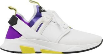 Tom Ford Schoenen, Heren, Wit, 42 EU, Mesh Jago Sneakers