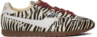 Autry Windspin Low Zebra Print Pony Hair Low-Top Sneakers
