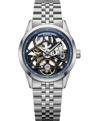 Raymond Weil Freelancer Calibre RW1212 Skeleton Heren Zilveren Horloge 2783-ST-50000