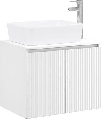 vidaXL Juego De Muebles De Ba&ntilde;o Blanco Madera De Ingenier&iacute;a Vidaxl