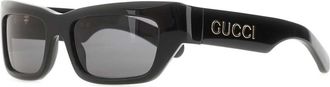 Gucci Black Acetate Sunglasses