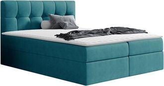 Mirjan24 Cama Continental Aedes, Rico 11, Continental, Doble, 140x200, Tapiz, Somieres, 146x208x103cm