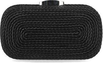 Jessica McClintock Twisted Rope Miniaudere in Black at Nordstrom Rack