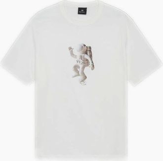 Paul Smith Mens PS Paul Smith Astronaut T-Shirt 02 Off White - Size: 42
