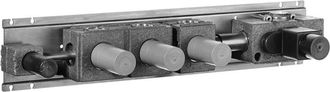None Rubinetteria Fantini 1900D213A Corpo Incasso Termostatico Orizzontale Milano, Grigio