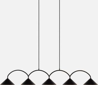 Globen Lighting Design Pendellampe Curve 5 - Schwarz