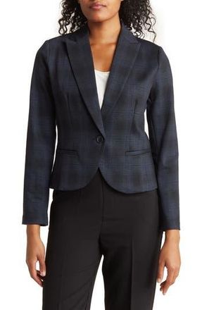 Amanda + Chelsea Long Sleeve Pont&eacute; Blazer in Black at Nordstrom Rack, Size X-Large