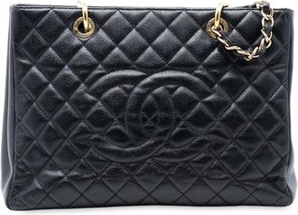 Chanel Borsa tote Grand Shopping in pelle Caviar 2013-2014 - Nero