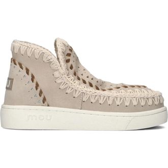 Mou Winter Boots, female, Beige, 6 UK, Eskimo Sneaker Beige Suede Low-Top