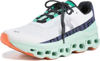 On Running Cloudmonster 2 Shoes Womens Road Mineral/Aloe 5.5 (38.5)