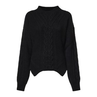 Dondup Round-neck Knitwear - female - Dondup - Round-neck Knitwear - Black - L - Knitwear