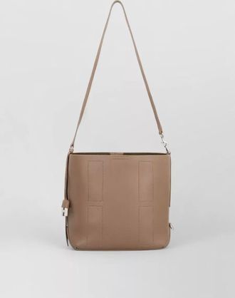 Hogan h-hobo small leather tote bag