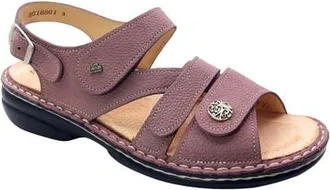 Finn Comfort Gomera Ankle Strap Slide Sandal in Rose Nubuck at Nordstrom, Size 40