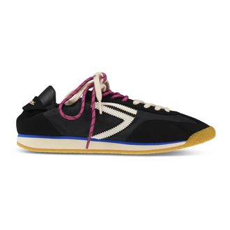 Puraai Sneakers, female, Black, Size: 12 US Panther Stretch Sneakers