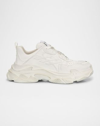Balenciaga Mens Triple S Sporty Low-Top Sneakers