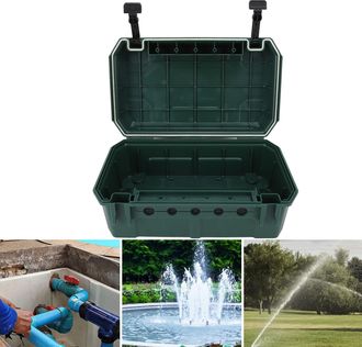 Infinite Caja De Conexiones Exterior Impermeable Ip54, Gran Capacidad, Caja De Conexiones, Cable De Extensi&oacute;n, Verde
