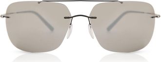 Silhouette 8706/75 9040 Womens Sunglasses Silver Size 65
