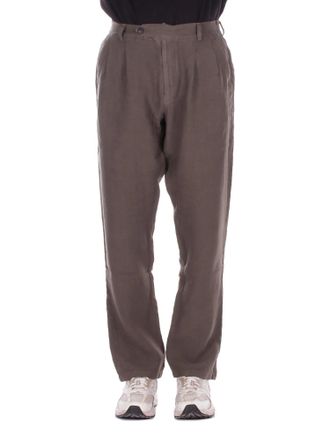 MC2 Saint Barth Relaxed Fit Tapered Leg Pants with Button Detailing
