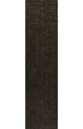 Jonathan Y Designs Pata Hand Woven Chunky Jute Area Rug in Brown at Nordstrom, Size 2Ft 0In X 8Ft 0In