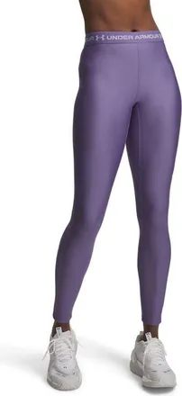 Under Armour HeatGear Leggings in Purple Luxe //Purple Crest at Nordstrom, Size Xx-Large