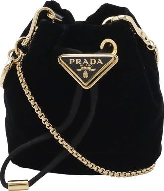 Prada Pre-owned Prada Mini Velluto Drawstring Pouch Ladies JPKI5LQ3CS6N445I