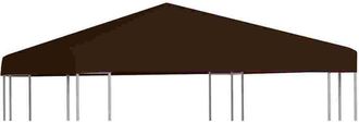 vidaXL Furniture Limited - Toldo De Cenador Marr&oacute;n 310 G/m&sup2; 3x3 M