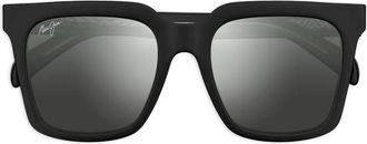 Maui Jim Occhiali da sole squadrati Rooftops - Nero