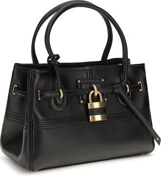 Chlo&eacute; Womens Paddington Handbag Black Buffalo Shoulder Bags